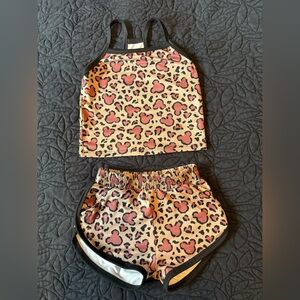 Kids Leopard Print Matching Set
